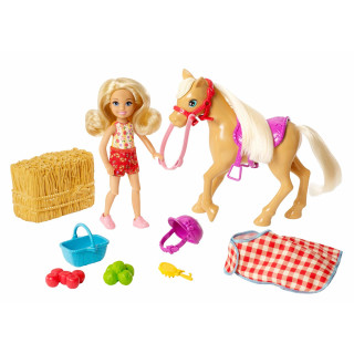 Barbie Club Chelsea Doll and Horse, GFF50