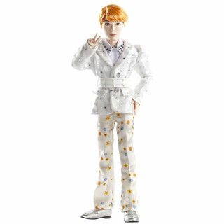 Mattel GKC98 - BTS Prestige Fashion Puppe Jin, K-Pop Merch Spielzeug zum Sammeln