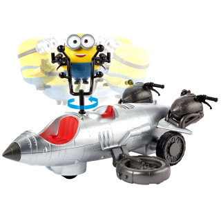 Mattel Minions GMF19 - iD Fahrzeug mit Fernbedienung und Bob Actionfigur aus den Minions Filmen, tolles Geschenk für Kinder ab 4 Jahren.