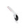 Leifheit Pizzaschneider ComfortLine-Serie, Pizzaroller aus Kunststoff mit Nylonrad, Schneiden ohne Kratzer, Pizza cutter mit ergonomischer Griffform für angenehme Handhabung und Fingerschutz, weiß