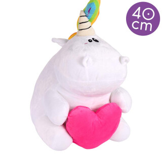 Pummel & Friends - Plüschtier - Pummeleinhorn mit Herz (40 cm)