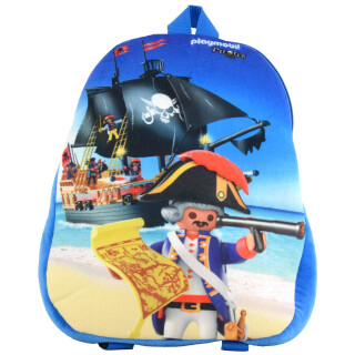 Playmobil – Rucksack Piraten Tasche Kinder mit Piraten Motiv Ranzen