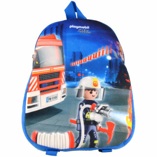 Playmobil City Action – Rucksack Feuerwehr Tasche Kinder mit Feuerwehr Motiv