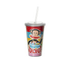 Paul Frank Cup With Straw Graphic Bday