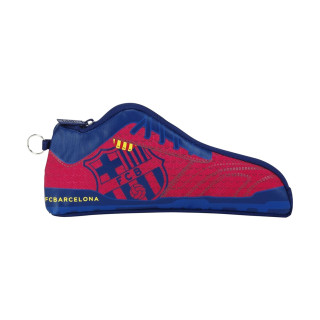 Safta 811572584 F.C Barcelona - Football Boot Pencil Case, Blue and Granite Colour
