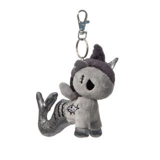 Tokidoki 60930 Sharkbite Mermicorno Porte-clés Gris 11,4 cm