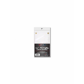 BCW - 1/4 Inch Acrylic Card or Holder with UV Protection - Ideal for ing Baseball & Other Sports Cards