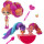 Candylocks Posie Peach Haarspielpuppe und 2 Tiere