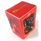 Docsmagic.de Art Deck Box + Divider Dragons Theme - For 100 Standard Size Game Cards MTG PKM