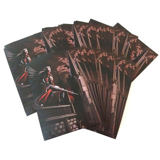 100 Docsmagic.de Art Card Sleeves Vampires Theme - 66 x 91 mm Standard Size MTG PKM
