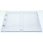 10x Docsmagic.de Magnetic 2-Card Holder Clear 35 PT UV safe
