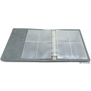 50 Docsmagic.de 4-Pocket Mini Album Toploading Pages Clear - Standard Size 67 x 93 mm