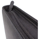 Docsmagic.de 3-Ring Premium Zip Mini Album Black