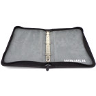 Docsmagic.de 3-Ring Premium Zip Mini Album Black + 50...
