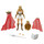 Masters of the Universe HDR61 - Masterverse She Ra Deluxe Action Figur mit Zubehörteilen, ca 18 cm, Spielzeug für Kinder ab 6 Jahren