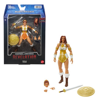Masters of the Universe HDR44 - Teela Actionfigur Masterverse Collection, ca. 18 cm große MOTU Actionfigur zum Spielen und Sammeln, Spielzeug Geschenk für Kinder ab 6 Jahren und Sammler jeden Alters