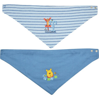 Winnie Puuh - Baby Halstuch"Puuh/Tigger", 2er Pack, blau
