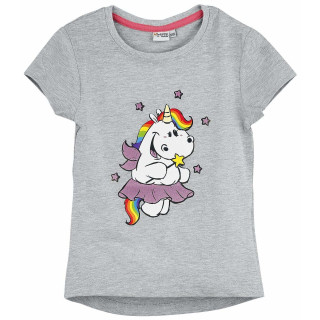 Pummeleinhorn - Shirt mit Glitterprint, Gr. 122/128