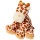 Suki Bing Bing Baby-Kuscheltier „Kleine Giraffe“, weiches Plüsch-Material mit Rassel und Stickakzenten