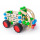 A ALEXANDER 2155 Constructor Junior 3 in 1 Set Lastwagen Bausatz, 95 Teile Holzbaukasten LKW, Experimentierkasten mit Holz und Kunststoff Elementen, Konstruktionsspielzeug für Kinder ab 4 Jahren