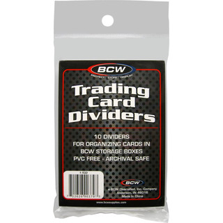 10 BCW Trading Card Dividers - Kartentrenner - Deck Divider