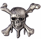 Pirates of The Caribbean Skull Pewter Lapel Pin