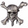 Pirates of The Caribbean Skull Pewter Lapel Pin