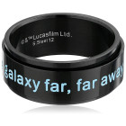 Star Wars Jewelry Mens A Long Time Ago Stainless Steel...