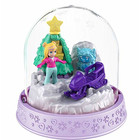 Polly-Pocket Mattel Mini - Schneekugel Winter,...