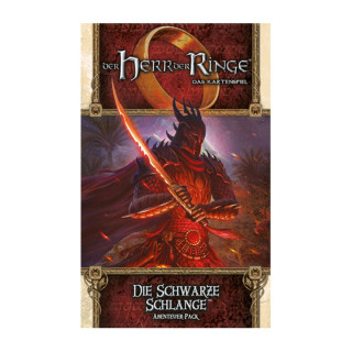 Asmodee | Fantasy Flight Games | Der Herr der Ringe: LCG – Die Schwarze Schlange | Erweiterung | Kartenspiel | Deckbau | 2 Spieler | Ab 14+ Jahren | 30+ Minuten | Deutsch
