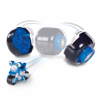 Ricky Zoom Loop Wind und Launch, Motorradwerfer für Zusätzliche Geschwindigkeit, Enthält 7,6 cm Actionfiguren, Freistehendes Kindermotorradspielzeug für Jungen und Mädchen ab 3 Jahren