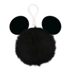 Pyramid Pom Pom Keychain - Mickey Mouse (Ears)