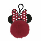 Pyramid Pom Pom Keychain - Minnie Mouse (Bow & Ears),...