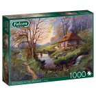 Jumbo 11243 Cottage in The Woods-1000 Teile Puzzlespiel,...