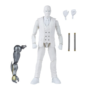 Hasbro Marvel Legends Series Disney Plus Mr. Knight MCU Series 15 cm große Action-Figur zum Sammeln, mit 4 Accessoires und 1 Build-A-Figure Element