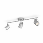 Philips myLiving 3 Stück Byre LED SceneSwitch silber...