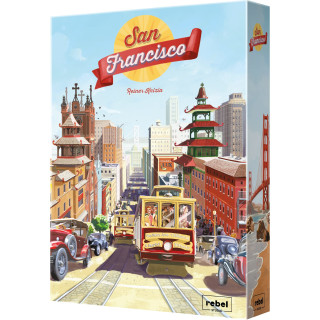 Rebel | San Francisco | Brettspiel | Alter 12+ | 2-4 Spieler | 45 Minuten Spieldauer, REBSANFRAN01