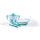 NUK Kindergeschirr Set mit Trainer Cup Trinklernbecher | Ess-Lernschale mit 2 Deckel & Baby Fütterlöffel (x2) | 6+ Monate | Blau