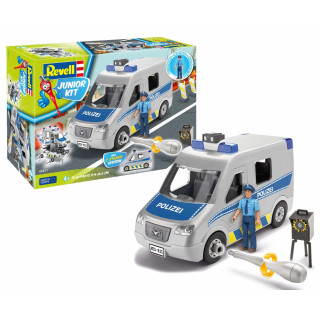 Revell Junior Kit 00811 - Polizei Auto Modellbausatz für Kinder Zum Schrauben mit Spielfigur