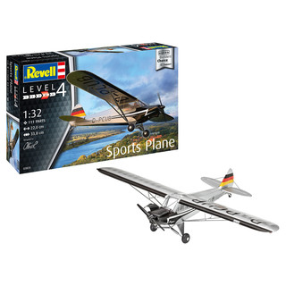 Revell 03835 Sports Plane Builders Choice originalgetreuer Modellbausatz für Fortgeschrittene, unlackiert