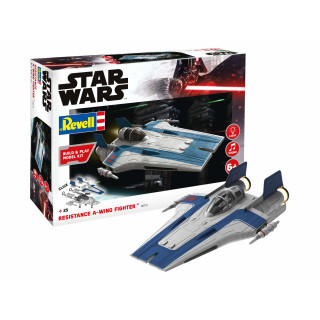 Star Wars - Resistance A-wing Fighter, blue (1:44) - EN/DE/FR/NL/ES/IT