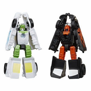 Transformers Toys Generations War for Cybertron: Earthrise Micromaster WFC-E3 Hot Rod Patrol 2er-Pack – Kinder ab 8 Jahren, 3,8 cm