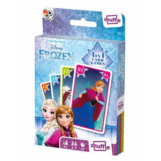 Shuffle Card Game Fun 4 in 1 Frozen