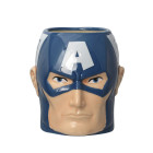 Captain America Head Ceramic Molded Mug