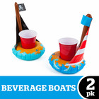BigMouth Inc Sail Boat Beverage Boats (2-Pack)