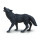 Safari s181129 Wild North American Wildlife schwarz Wolf Miniatur