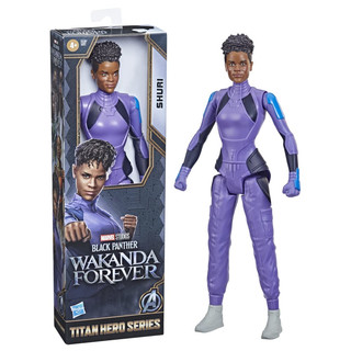 Marvel F4146 Studios-Black Panther: Wakanda Forever-Shuri Titan Hero Series-30 cm-ab 4 Jahren, Multi