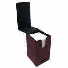 Suede Collection Alcove Tower Ruby Deck Box