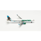 herpa 535847 Frontier Airlines Airbus A321 Modell...