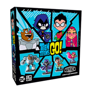 Teen Titans Go! Mayhem Board Game | Strategy Game Based on The Hit TV Series | Team-Based Combat Game for Adults and Kids | Ages 10+ | 2-4 Players | Average Playtime 30 Minutes | Made by CMON